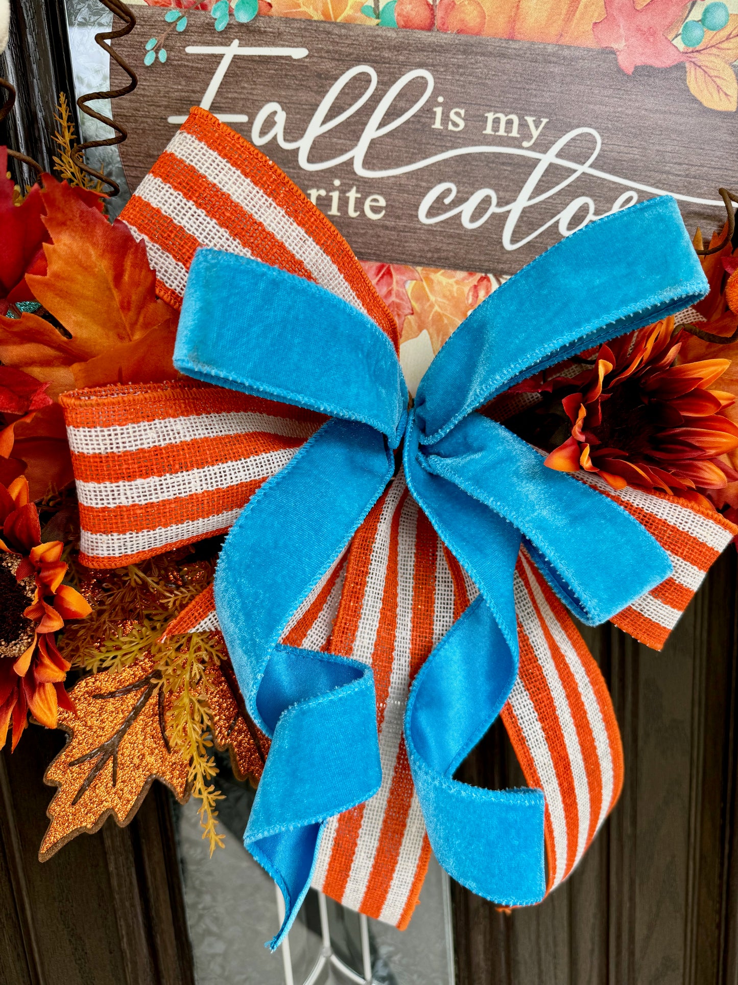 "Fall is my Favorite Color" Grapevine Wreath