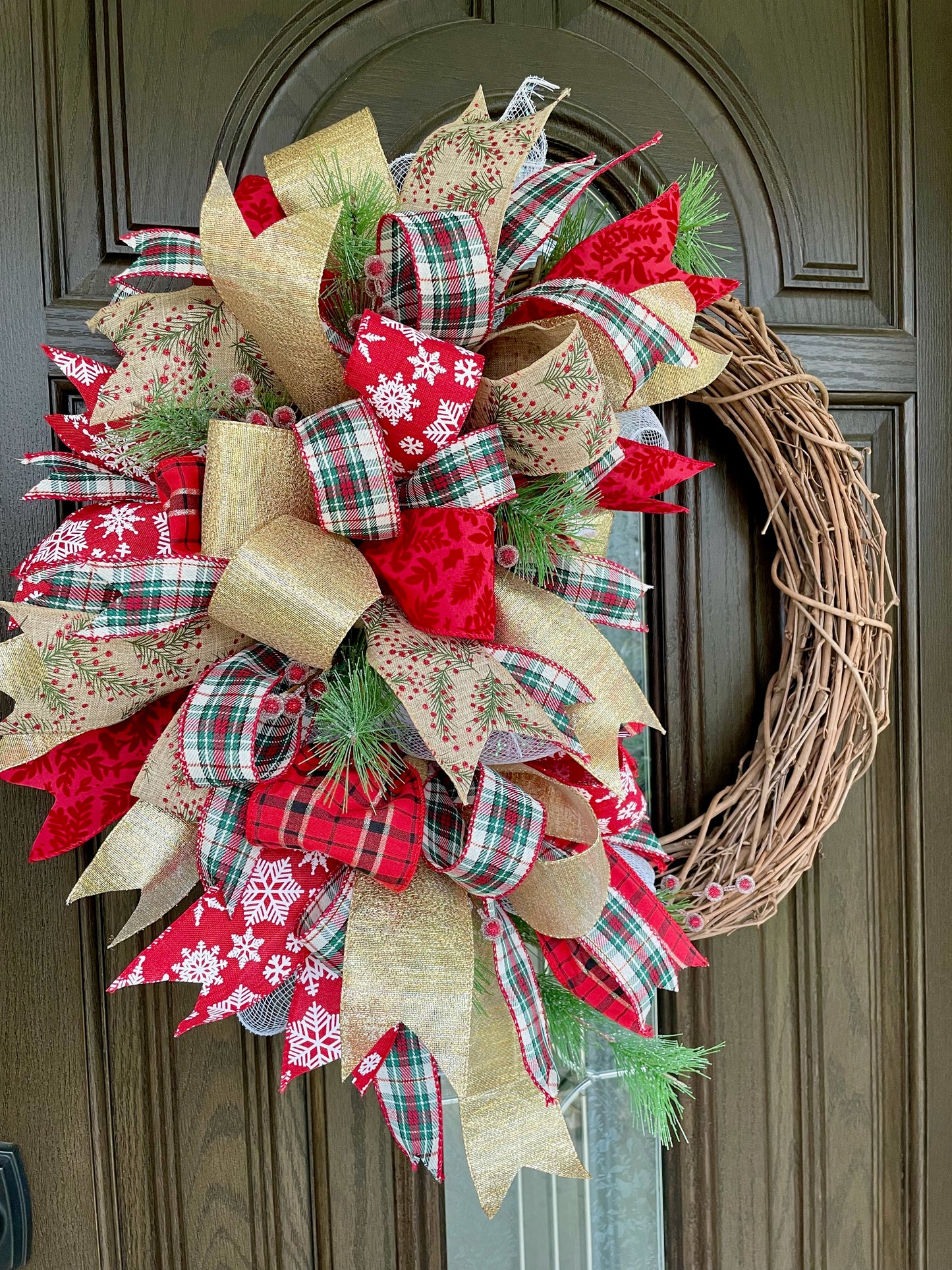 Christmas Ribbon Wreath