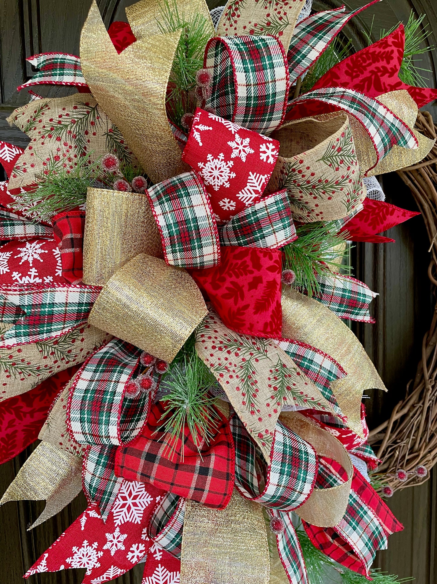 Christmas Ribbon Wreath