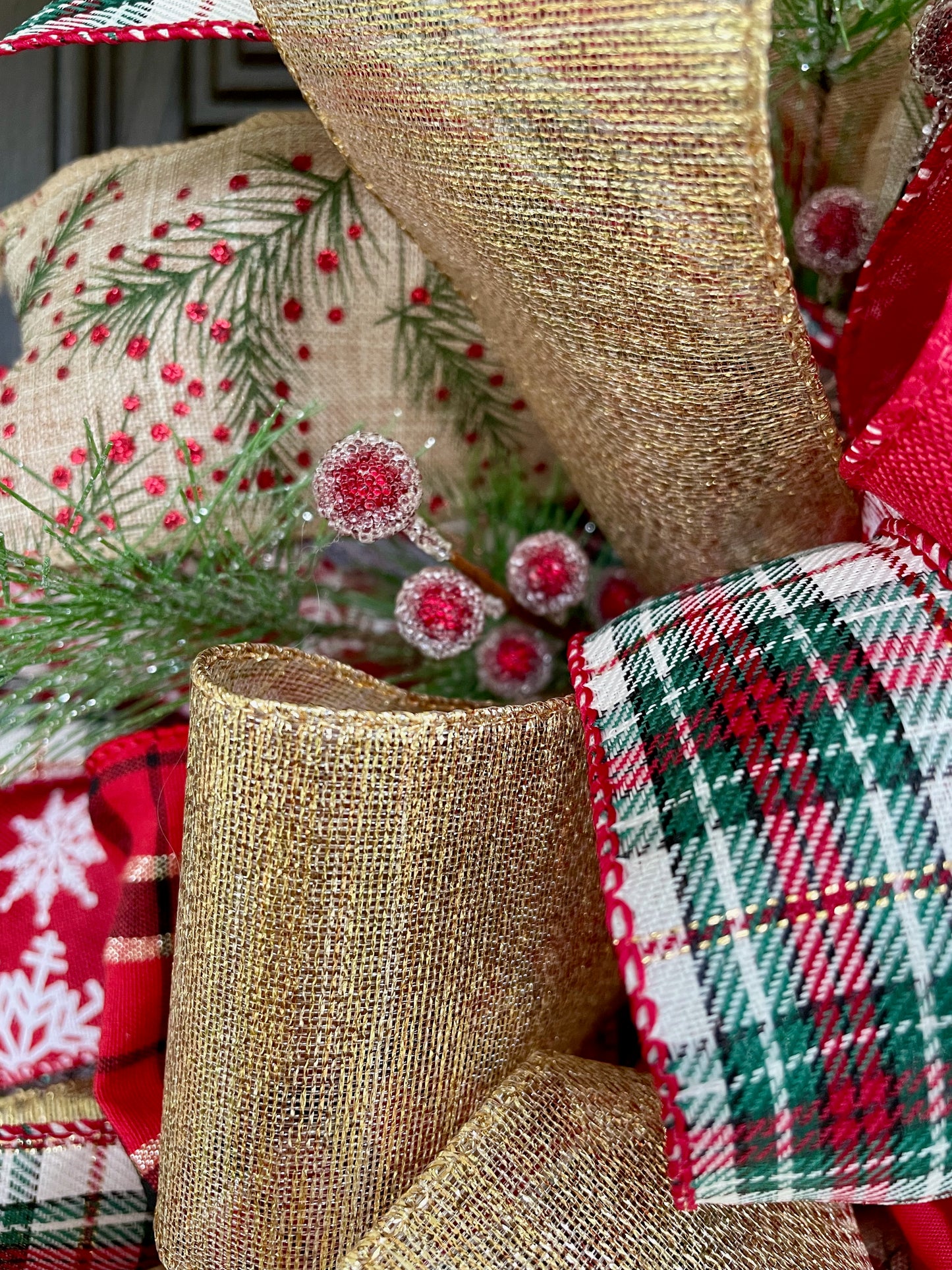 Christmas Ribbon Wreath