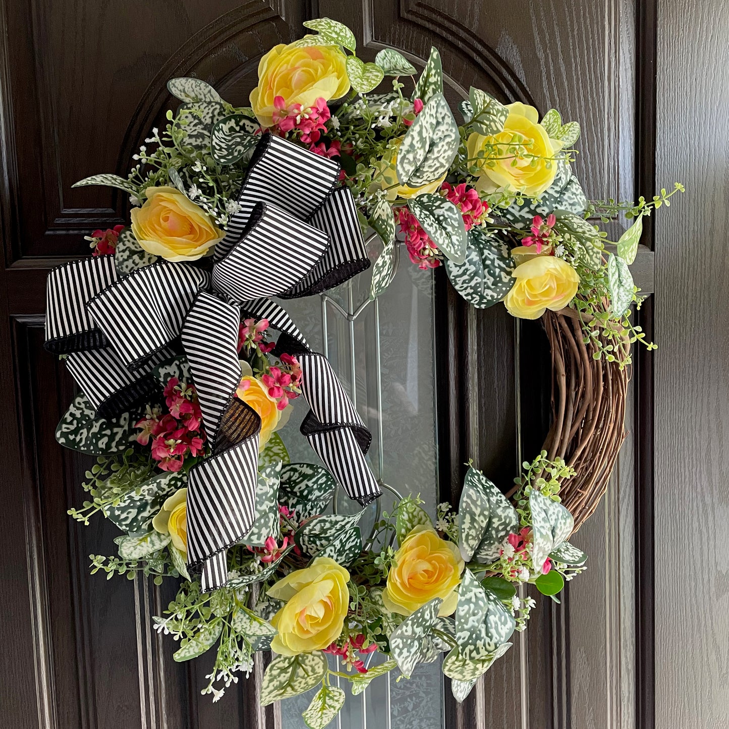 Yellow Ranunculus Wreath