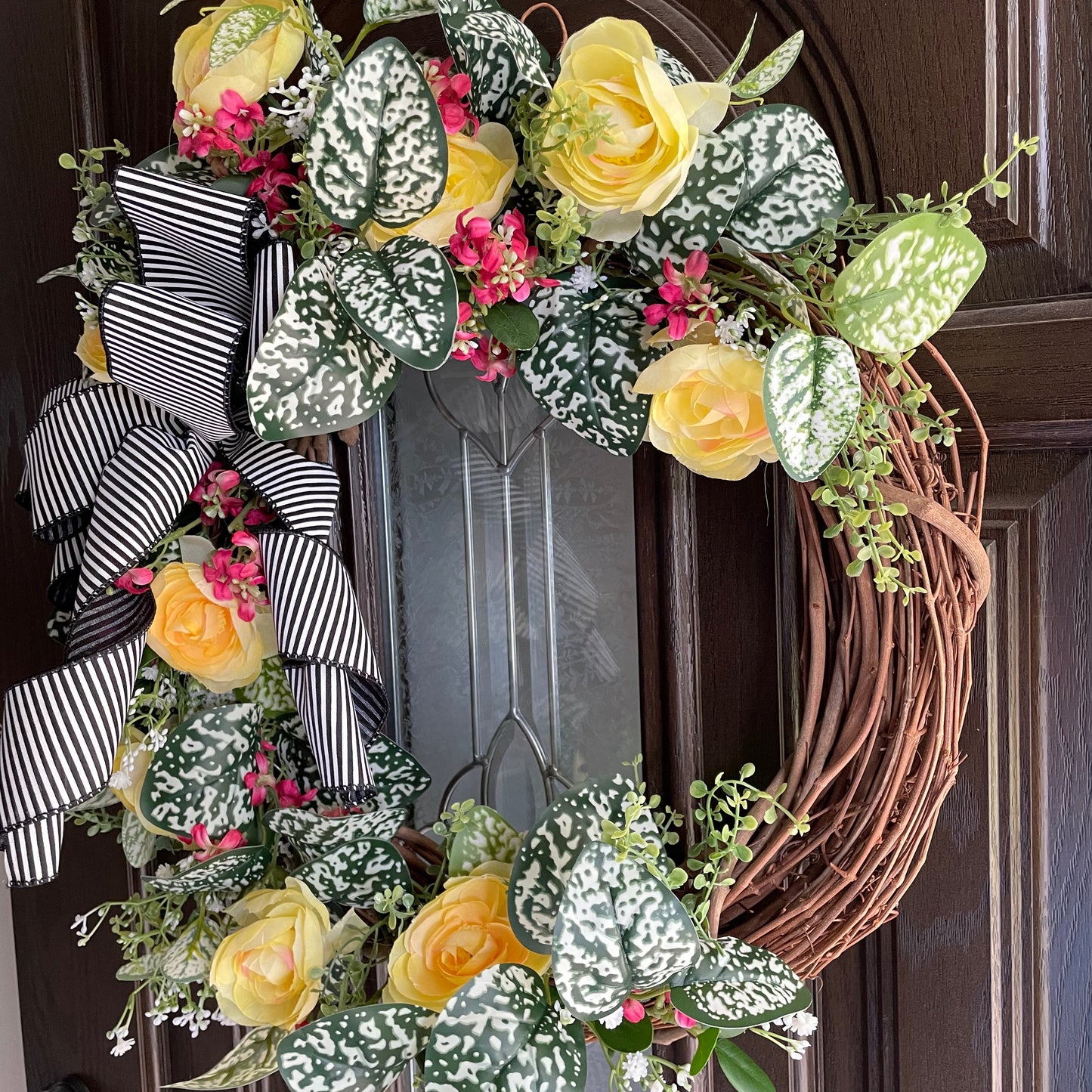 Yellow Ranunculus Wreath