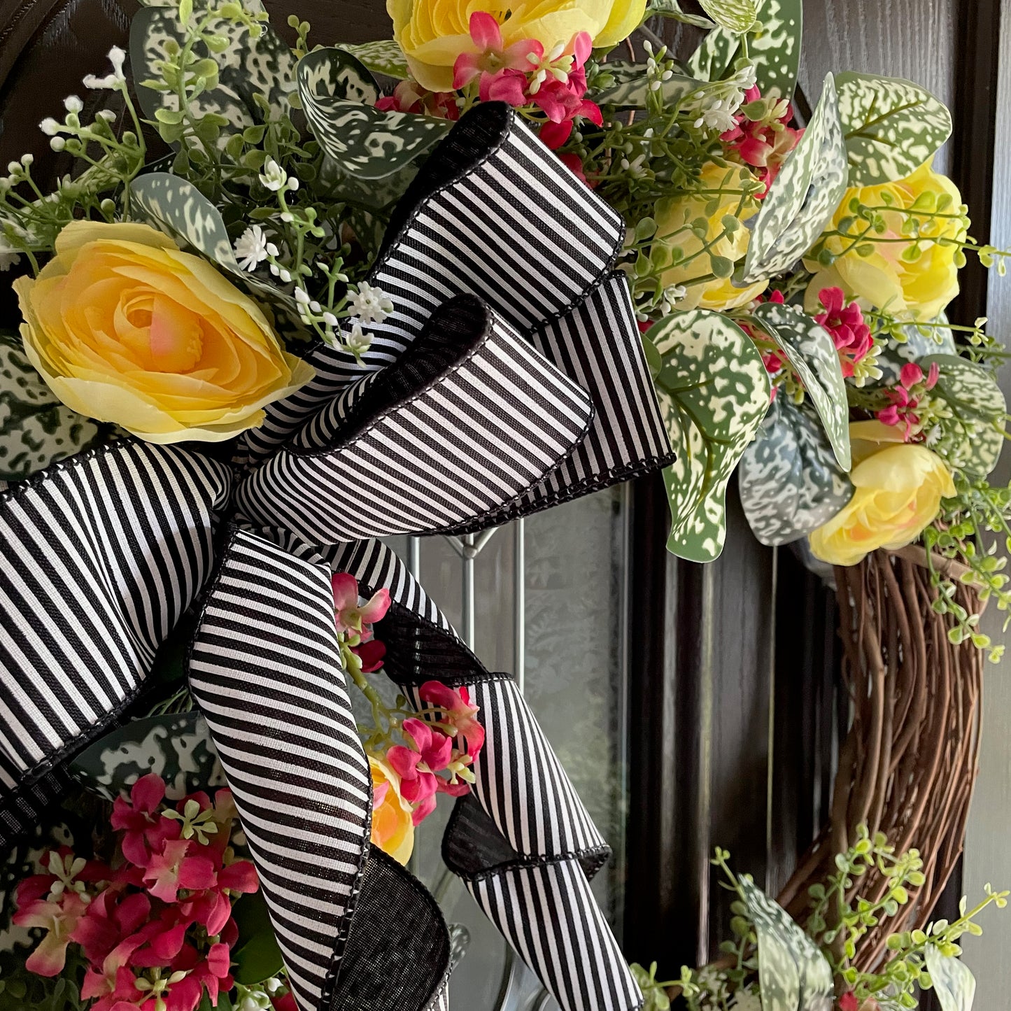 Yellow Ranunculus Wreath