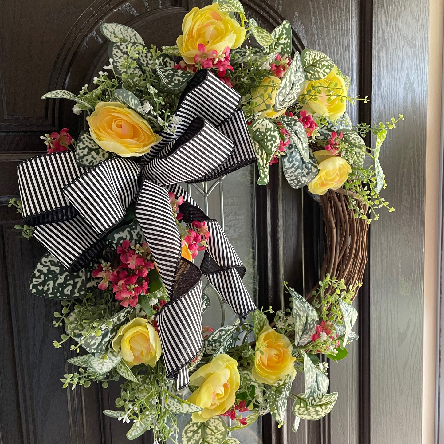 Yellow Ranunculus Wreath