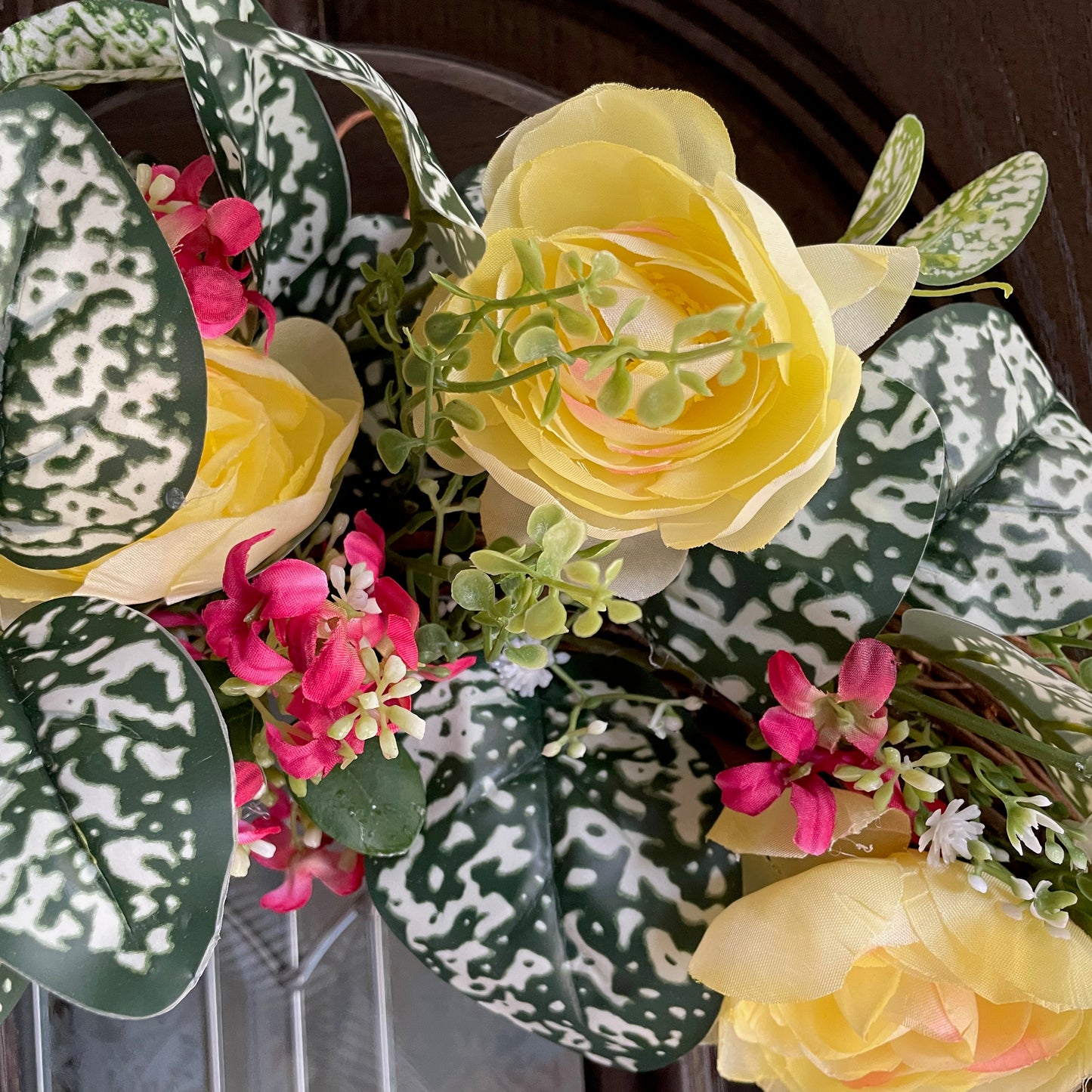 Yellow Ranunculus Wreath