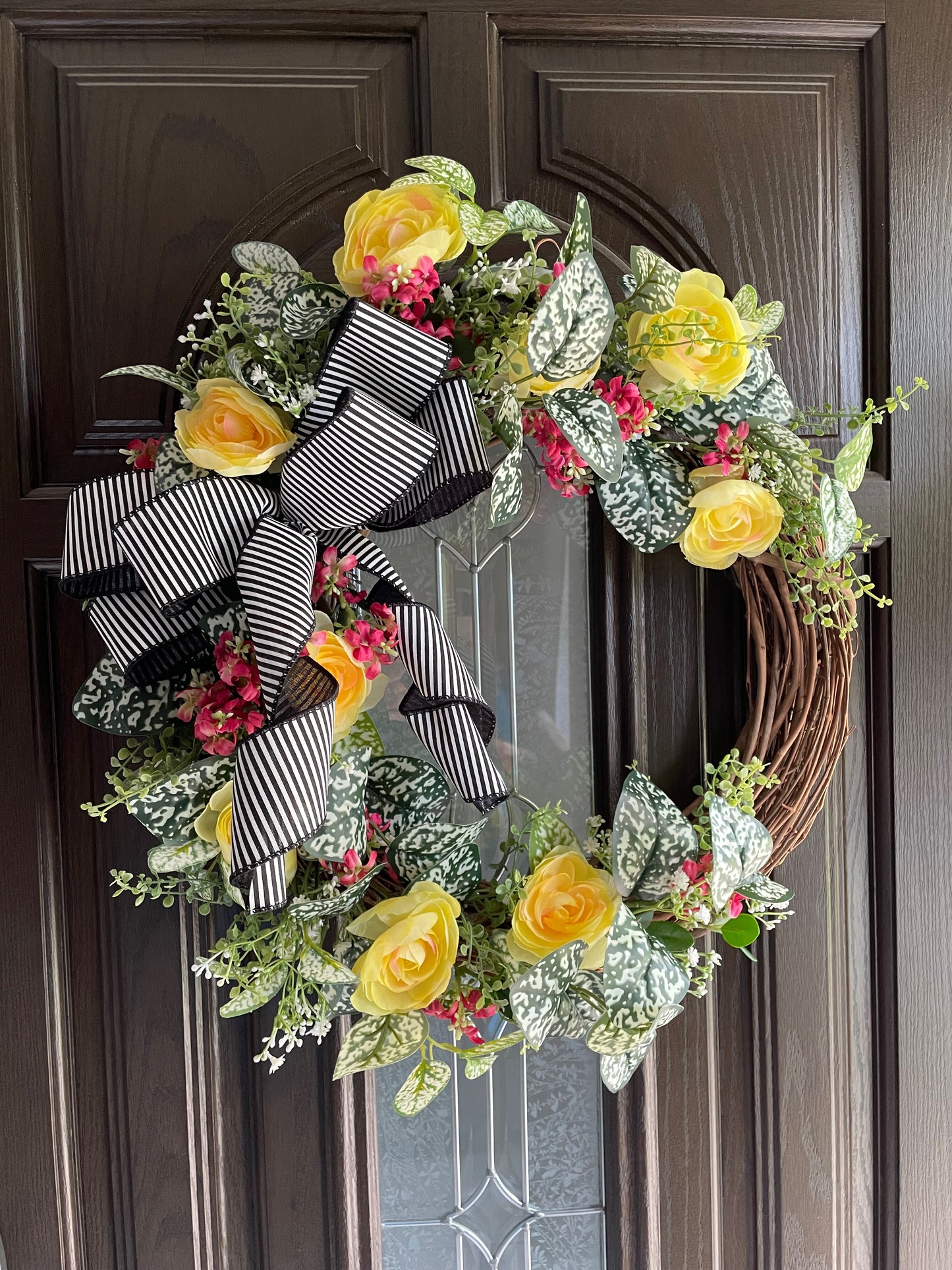 Yellow Ranunculus Wreath